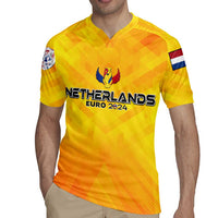 Personalized Netherlands Football 2024 Rugby Jersey Trophy Wing Style - Wonder Print Shop