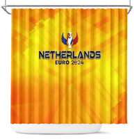 Netherlands Football 2024 Shower Curtain Trophy Wing Style