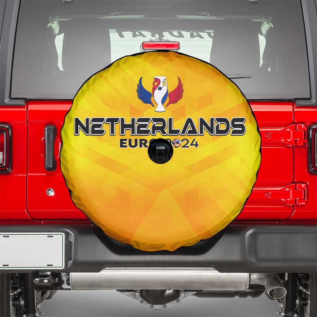 Netherlands Football 2024 Spare Tire Cover Trophy Wing Style - Wonder Print Shop
