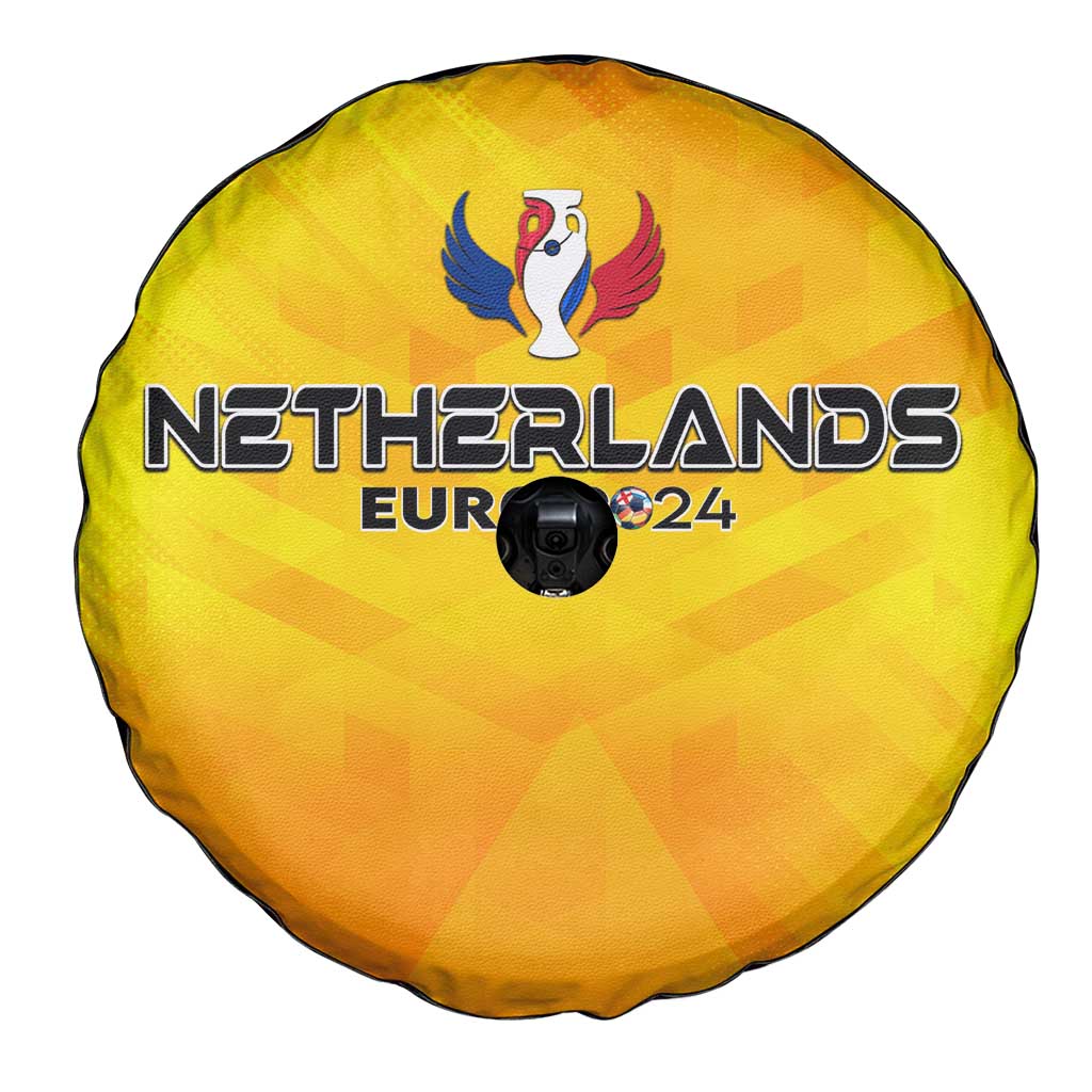 Netherlands Football 2024 Spare Tire Cover Trophy Wing Style - Wonder Print Shop