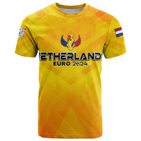 Personalized Netherlands Football 2024 T Shirt Trophy Wing Style - Wonder Print Shop