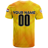 Personalized Netherlands Football 2024 T Shirt Trophy Wing Style - Wonder Print Shop