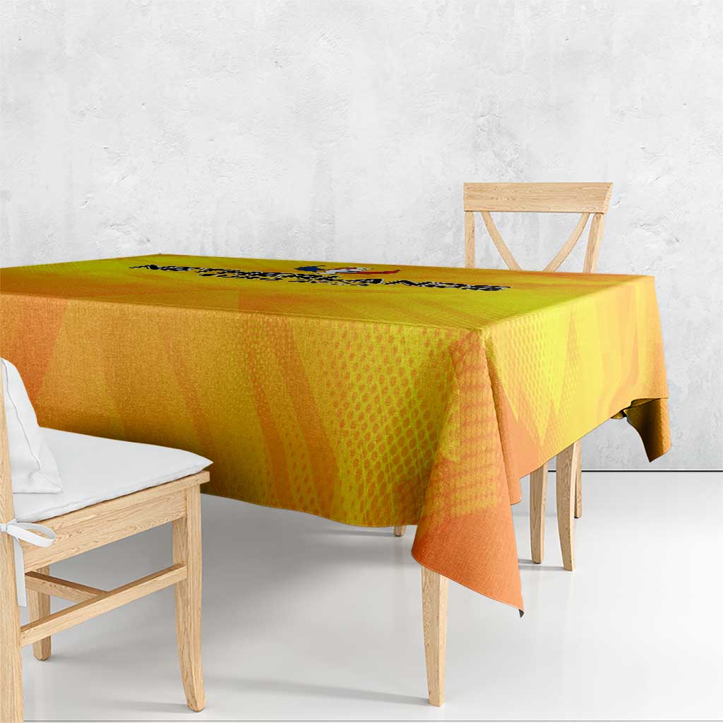 Netherlands Football 2024 Tablecloth Trophy Wing Style - Wonder Print Shop