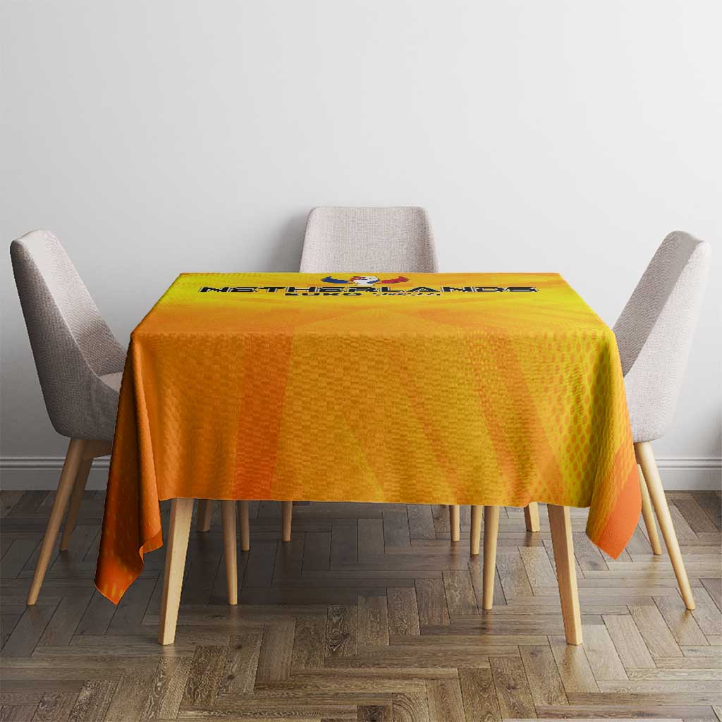 Netherlands Football 2024 Tablecloth Trophy Wing Style - Wonder Print Shop