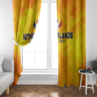 Netherlands Football 2024 Window Curtain Trophy Wing Style - Wonder Print Shop