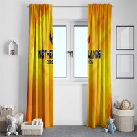 Netherlands Football 2024 Window Curtain Trophy Wing Style - Wonder Print Shop