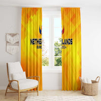 Netherlands Football 2024 Window Curtain Trophy Wing Style - Wonder Print Shop