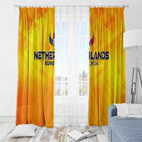 Netherlands Football 2024 Window Curtain Trophy Wing Style - Wonder Print Shop