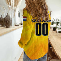 Personalized Netherlands Football 2024 Women Casual Shirt Trophy Wing Style - Wonder Print Shop