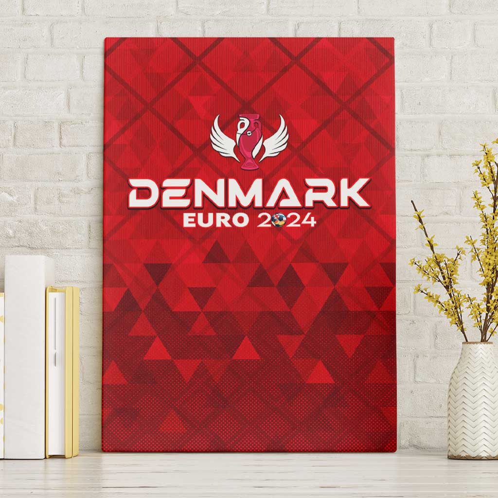 Denmark Football 2024 Canvas Wall Art Trophy Wing Style - Wonder Print Shop