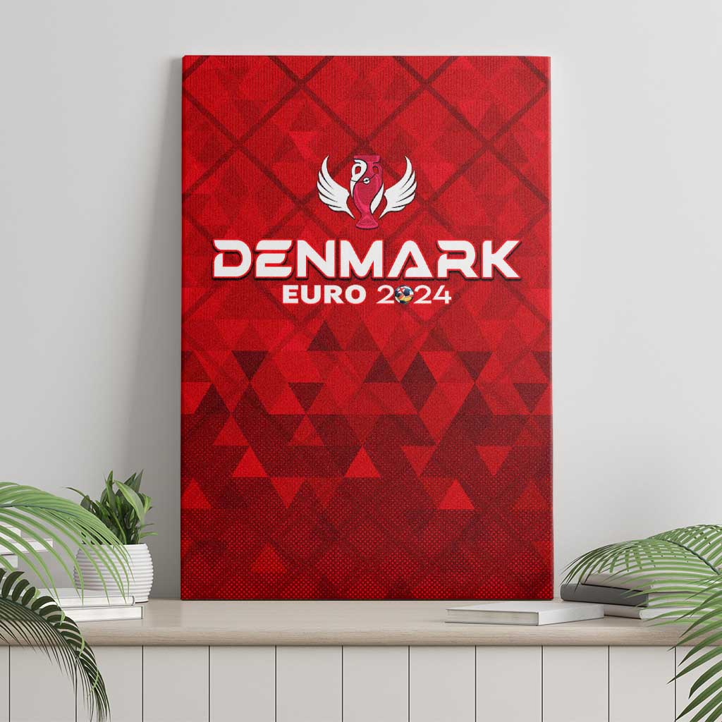 Denmark Football 2024 Canvas Wall Art Trophy Wing Style - Wonder Print Shop