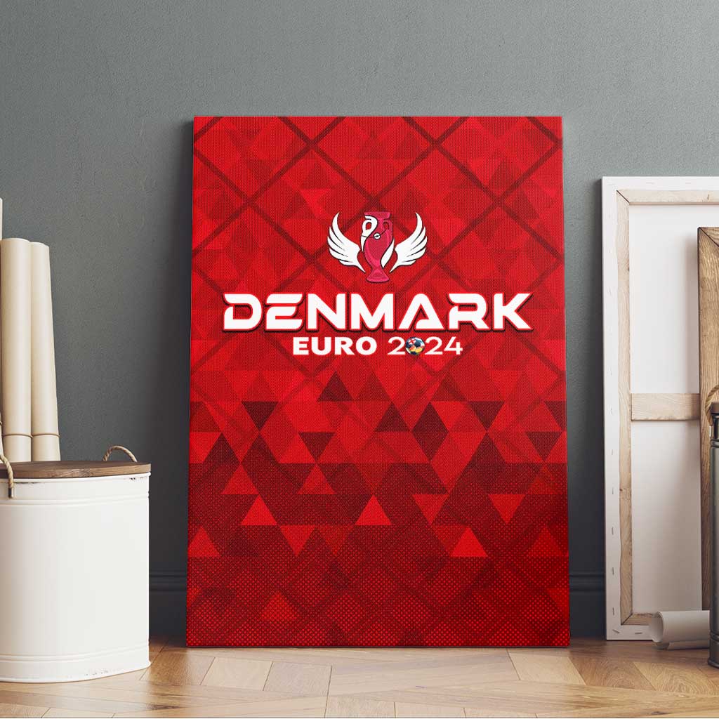Denmark Football 2024 Canvas Wall Art Trophy Wing Style - Wonder Print Shop
