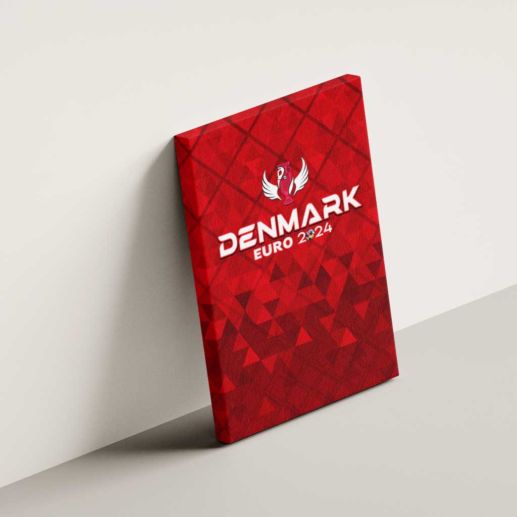 Denmark Football 2024 Canvas Wall Art Trophy Wing Style - Wonder Print Shop