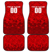 Denmark Football 2024 Car Mats Trophy Wing Style - Wonder Print Shop