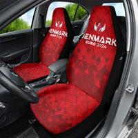 Denmark Football 2024 Car Seat Cover Trophy Wing Style - Wonder Print Shop