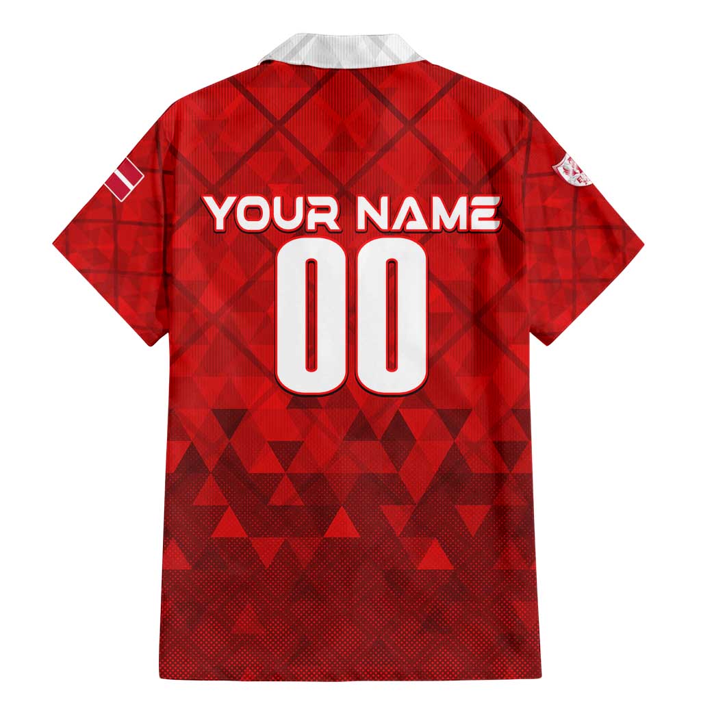 Personalized Denmark Football 2024 Family Matching Mermaid Dress and Hawaiian Shirt Trophy Wing Style - Wonder Print Shop