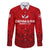 Personalized Denmark Football 2024 Family Matching Off The Shoulder Long Sleeve Dress and Hawaiian Shirt Trophy Wing Style - Wonder Print Shop