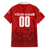 Personalized Denmark Football 2024 Family Matching Off Shoulder Maxi Dress and Hawaiian Shirt Trophy Wing Style - Wonder Print Shop