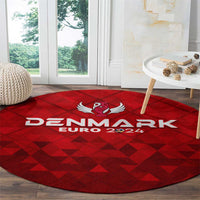 Denmark Football 2024 Round Carpet Trophy Wing Style