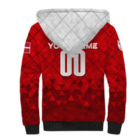 Personalized Denmark Football 2024 Sherpa Hoodie Trophy Wing Style - Wonder Print Shop