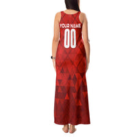 Personalized Denmark Football 2024 Tank Maxi Dress Trophy Wing Style - Wonder Print Shop