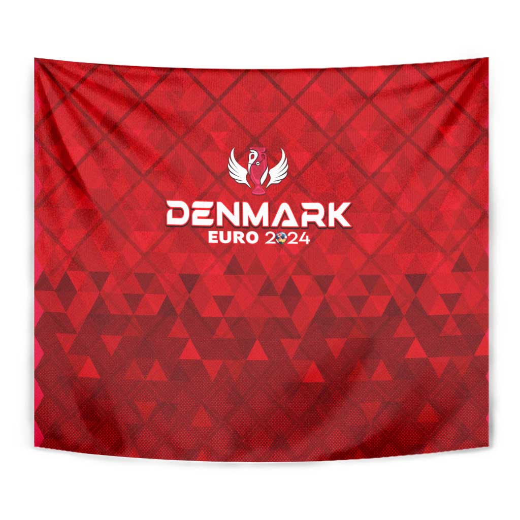 Denmark Football 2024 Tapestry Trophy Wing Style - Wonder Print Shop