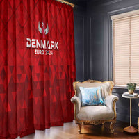 Denmark Football 2024 Window Curtain Trophy Wing Style - Wonder Print Shop