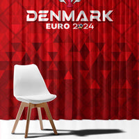 Denmark Football 2024 Window Curtain Trophy Wing Style - Wonder Print Shop