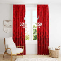 Denmark Football 2024 Window Curtain Trophy Wing Style - Wonder Print Shop