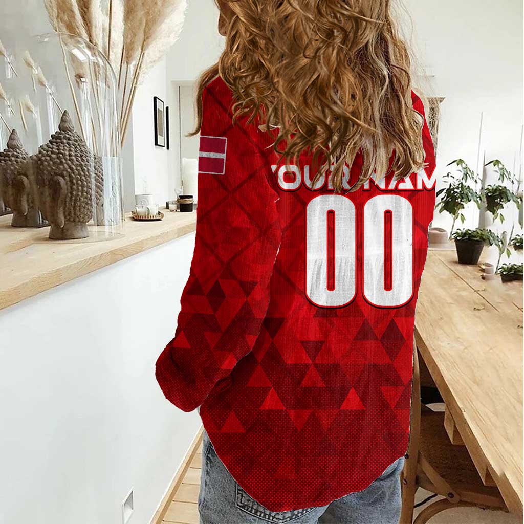 Personalized Denmark Football 2024 Women Casual Shirt Trophy Wing Style - Wonder Print Shop