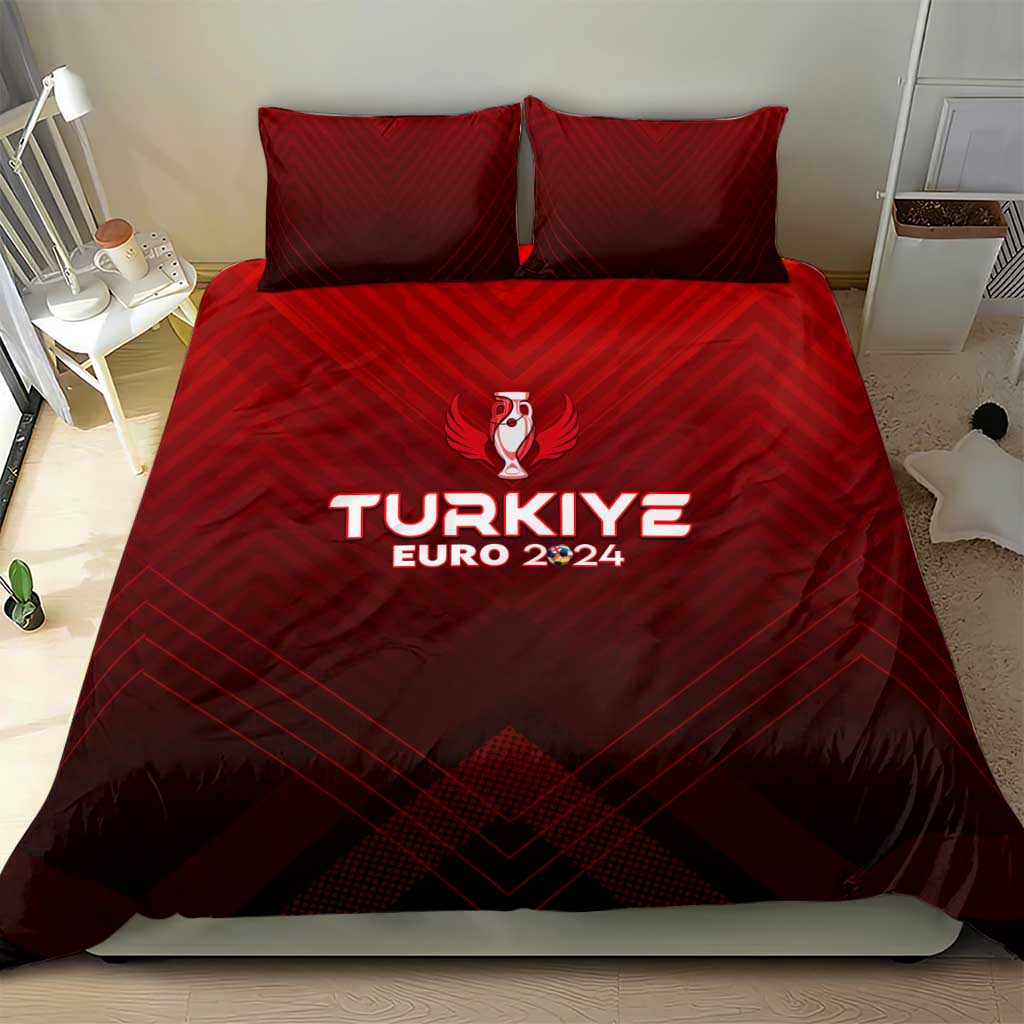 Turkey Football 2024 Bedding Set Trophy Wing Style - Wonder Print Shop