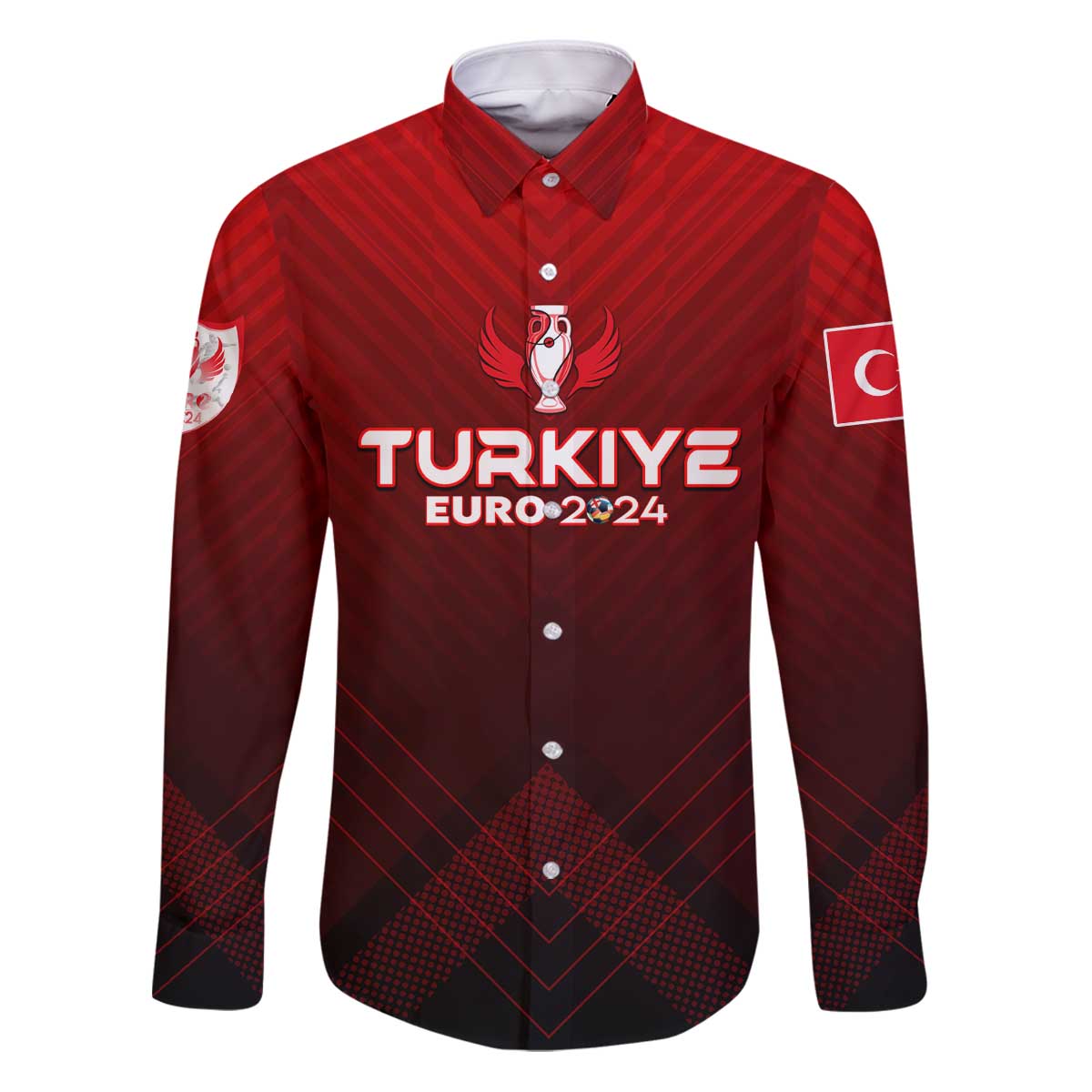 Personalized Turkey Football 2024 Family Matching Puletasi and Hawaiian Shirt Trophy Wing Style - Wonder Print Shop