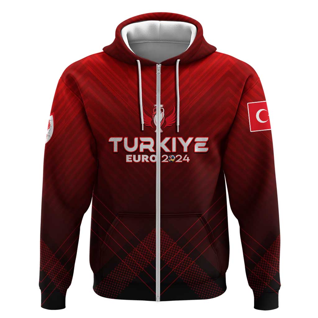 Personalized Turkey Football 2024 Hoodie Trophy Wing Style - Wonder Print Shop