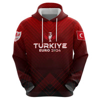 Personalized Turkey Football 2024 Hoodie Trophy Wing Style - Wonder Print Shop