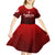 Personalized Turkey Football 2024 Kid Short Sleeve Dress Trophy Wing Style - Wonder Print Shop
