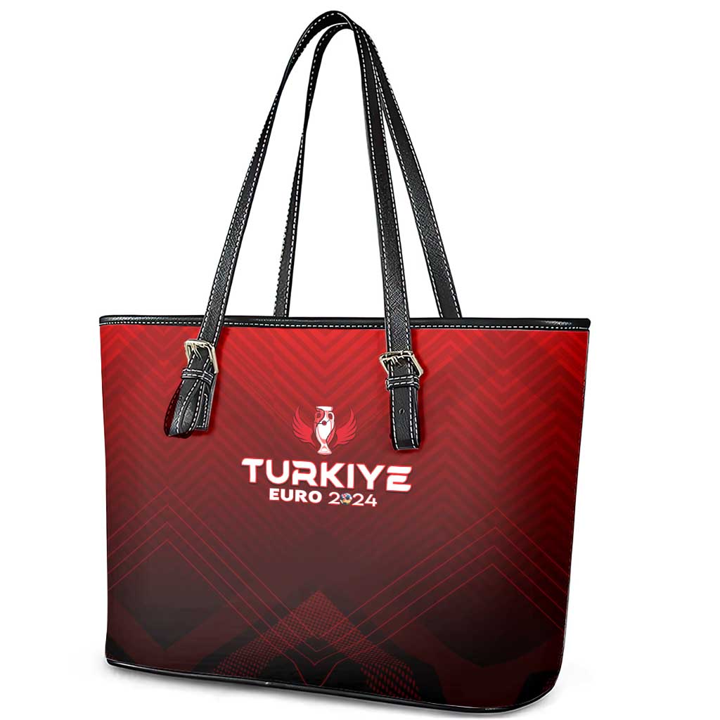 Turkey Football 2024 Leather Tote Bag Trophy Wing Style - Wonder Print Shop