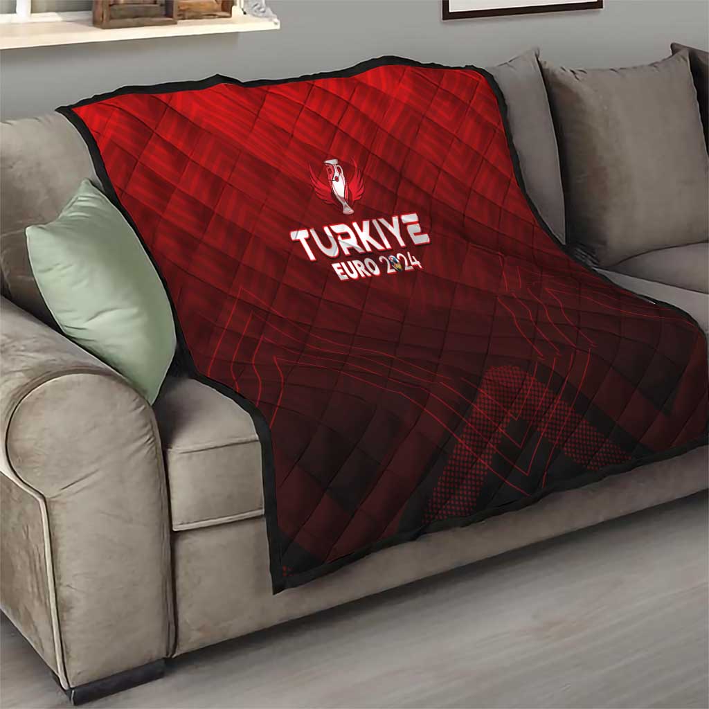 Turkey Football 2024 Quilt Trophy Wing Style - Wonder Print Shop