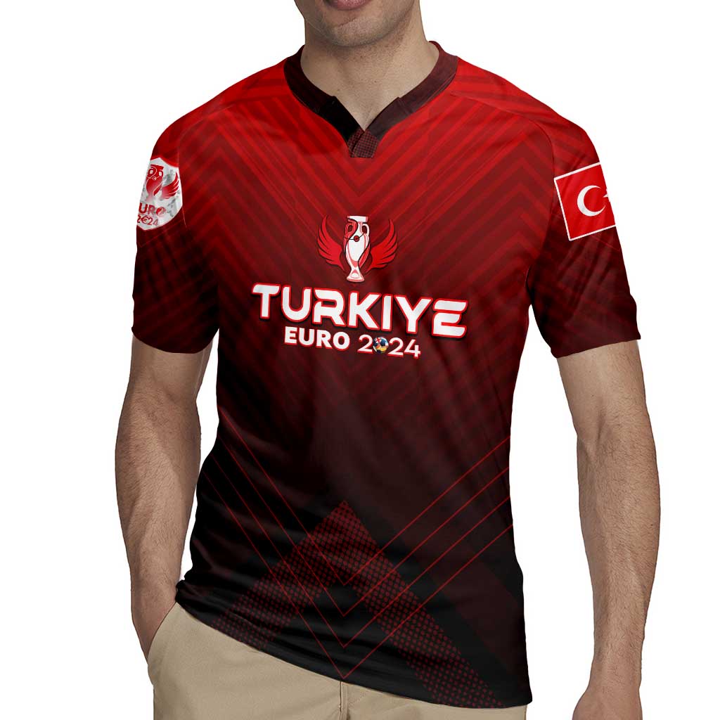 Personalized Turkey Football 2024 Rugby Jersey Trophy Wing Style - Wonder Print Shop