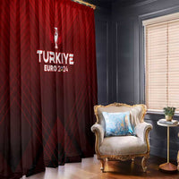 Turkey Football 2024 Window Curtain Trophy Wing Style - Wonder Print Shop
