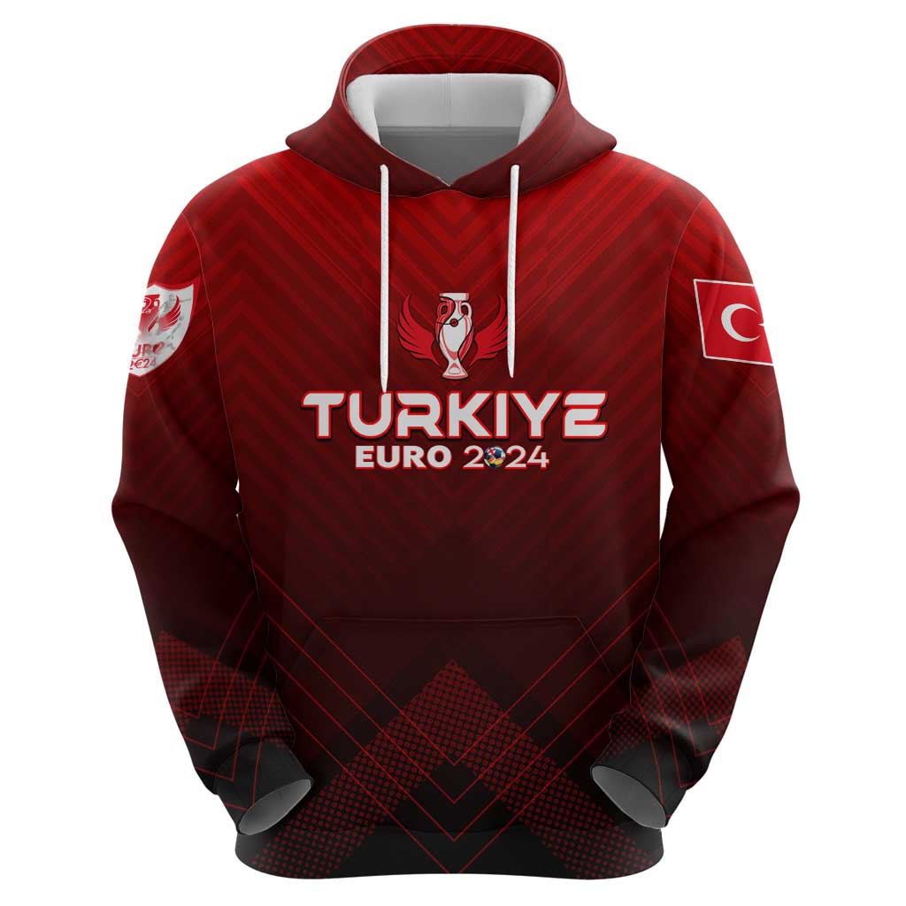 Personalized Turkey Football 2024 Zip Hoodie Trophy Wing Style - Wonder Print Shop