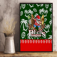Guam Christmas Canvas Wall Art Felis Pusgua Tropical Xmas Patterns - Wonder Print Shop