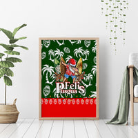 Guam Christmas Canvas Wall Art Felis Pusgua Tropical Xmas Patterns - Wonder Print Shop