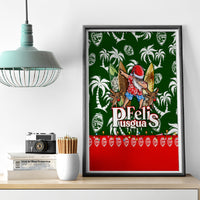 Guam Christmas Canvas Wall Art Felis Pusgua Tropical Xmas Patterns - Wonder Print Shop