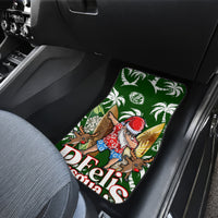 Guam Christmas Car Mats Felis Pusgua Tropical Xmas Patterns - Wonder Print Shop