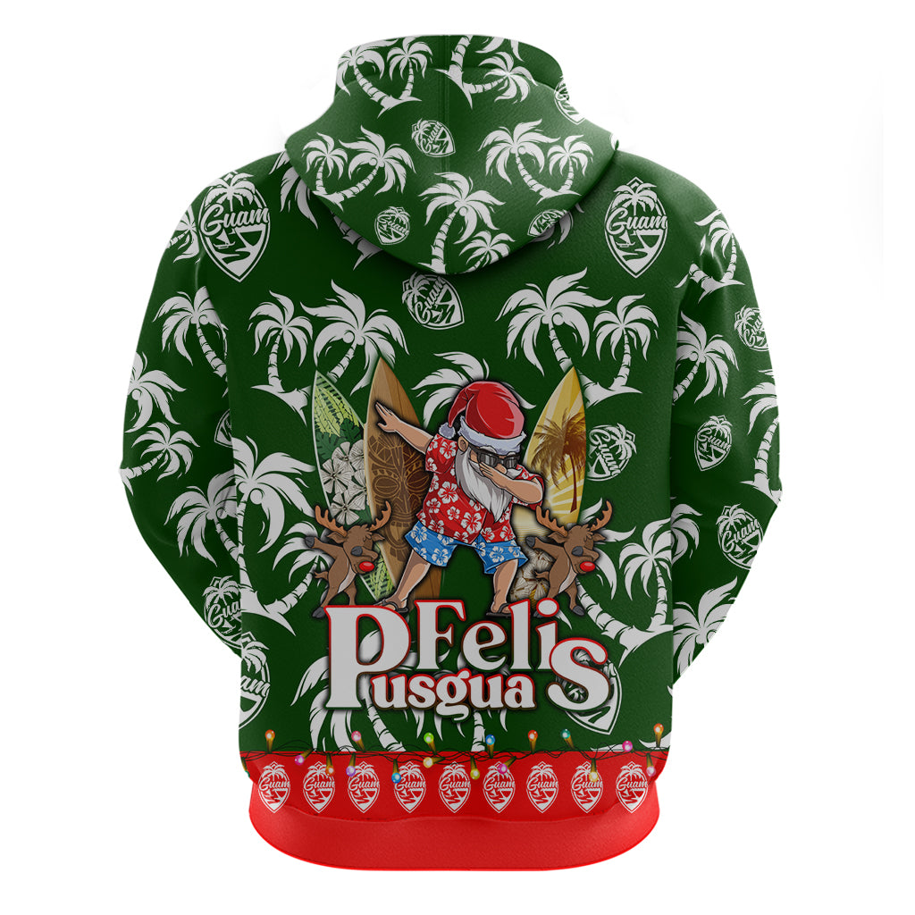 Guam Christmas Hoodie Felis Pusgua Tropical Xmas Patterns - Wonder Print Shop