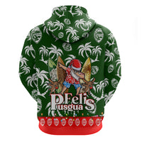 Guam Christmas Hoodie Felis Pusgua Tropical Xmas Patterns - Wonder Print Shop
