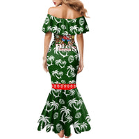 Guam Christmas Mermaid Dress Felis Pusgua Tropical Xmas Patterns - Wonder Print Shop