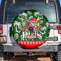 Guam Christmas Spare Tire Cover Felis Pusgua Tropical Xmas Patterns - Wonder Print Shop