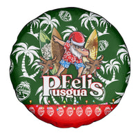 Guam Christmas Spare Tire Cover Felis Pusgua Tropical Xmas Patterns - Wonder Print Shop