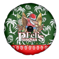 Guam Christmas Spare Tire Cover Felis Pusgua Tropical Xmas Patterns - Wonder Print Shop